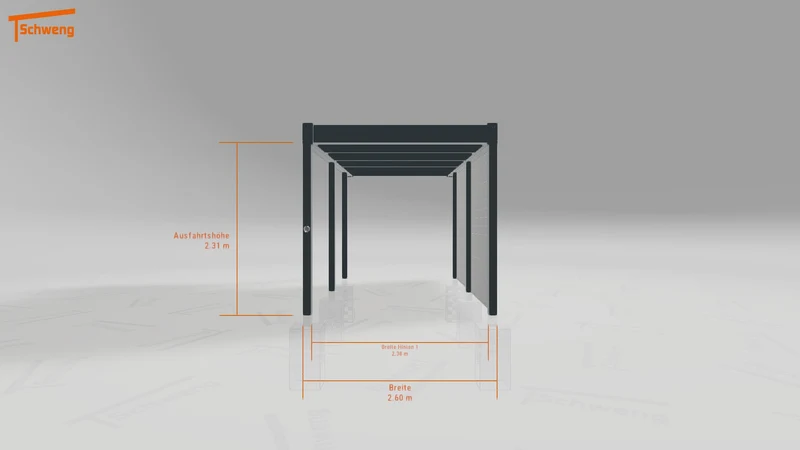 #DE Schweng Flachdachcarport C600 (ID v47dpg) #MTG