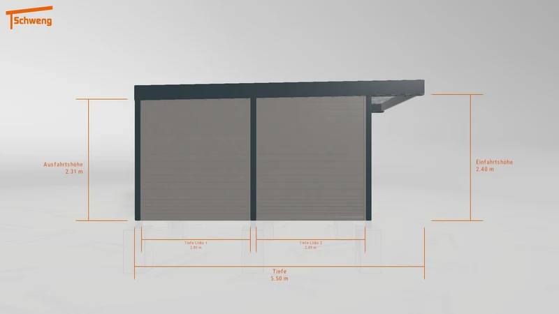 #DE Schweng Flachdachcarport C600 (ID v47dpg) #MTG