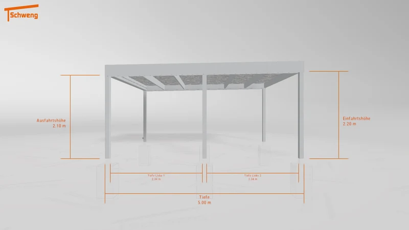 #DE Schweng Flachdachcarport C600 (ID bkp8v2) #MTG