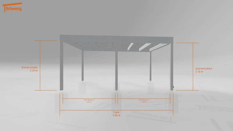 #DE Schweng Flachdachcarport C600 (ID bkp8v2) #MTG