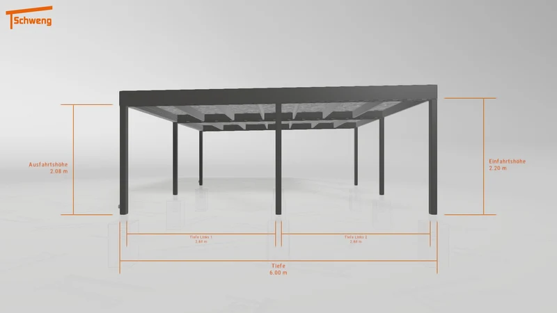 #DE Schweng Flachdachcarport C600 (ID dvn8p3) #MTG