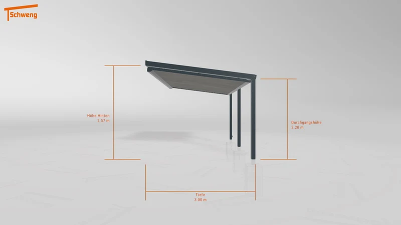 #DE Schweng Terrassenüberdachung S350 (ID qdvnrn)