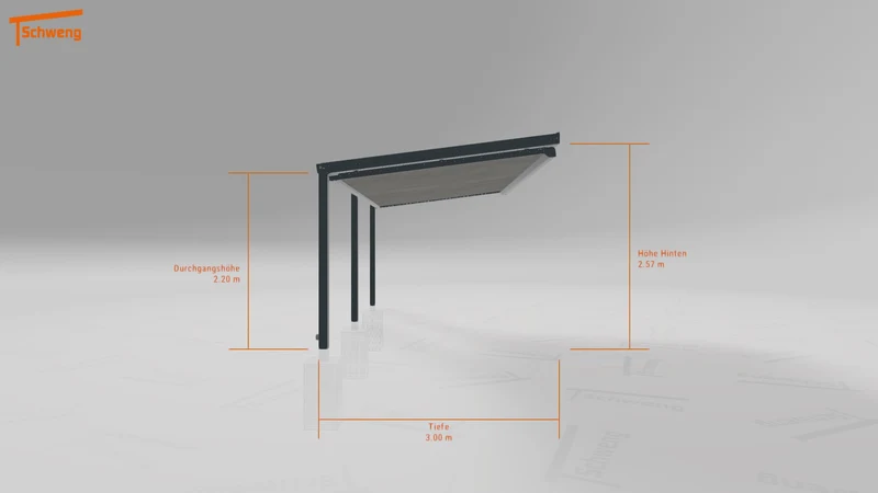 #DE Schweng Terrassenüberdachung S350 (ID qdvnrn)