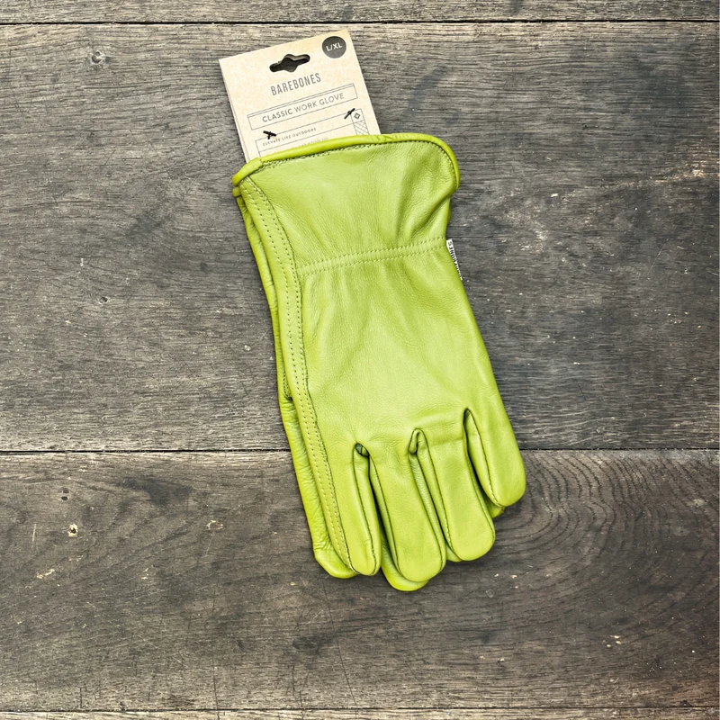 Barebones | Gartenhandschuhe aus Büffelleder 'Olive' XS - XL