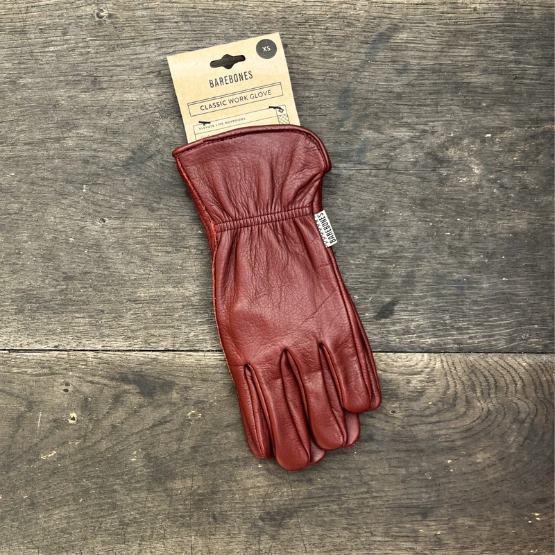 Barebones | Gartenhandschuhe aus Büffelleder 'Cognac' XS - XL