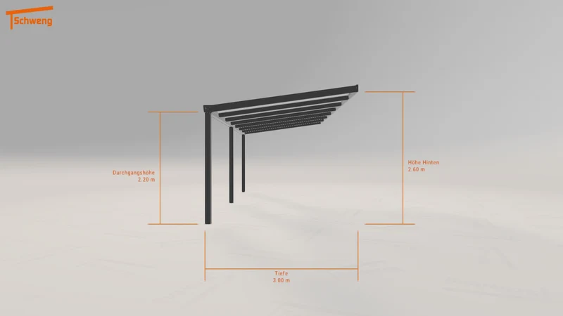 #DE Schweng Terrassenüberdachung S400 (ID 77x5yj)