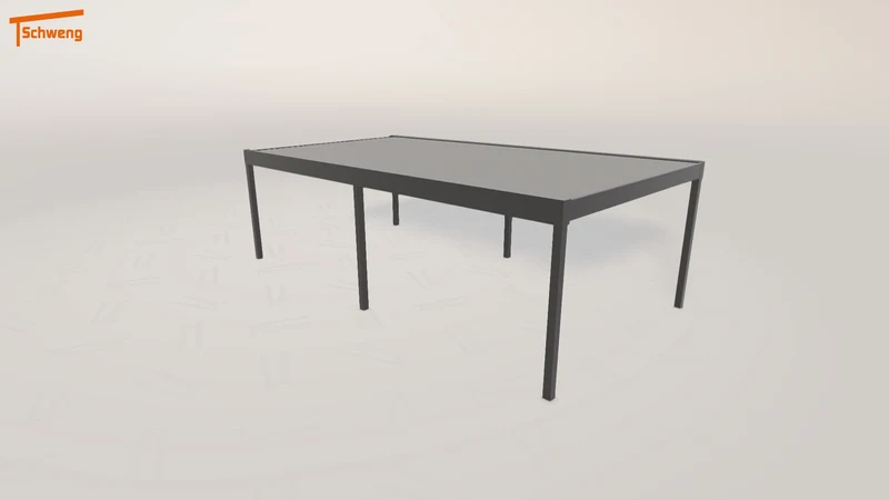 #AT Schweng Flachdachcarport C600 (ID 5m593z)