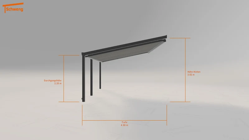 #DE Schweng Terrassenüberdachung S400 (ID mjwrjz)