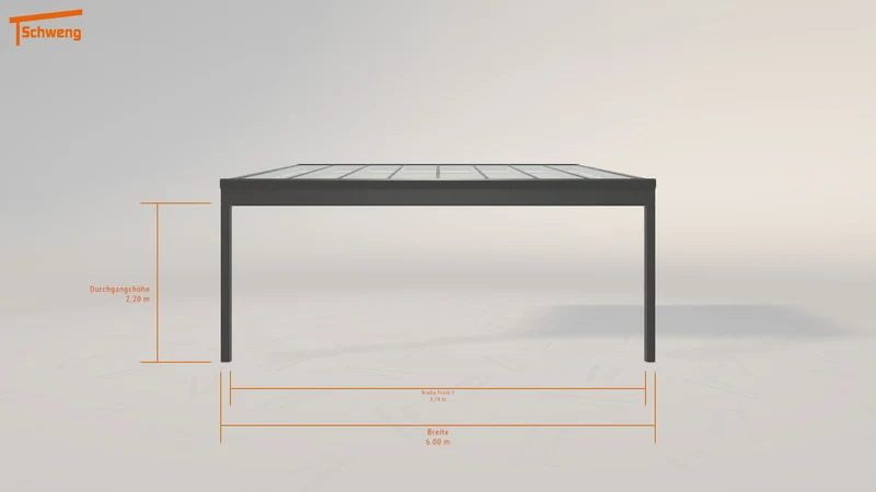 #DE Schweng Terrassenüberdachung S400 (ID 77x57j)