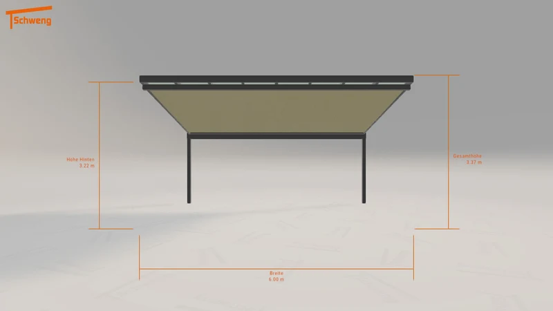 #DE Schweng Terrassenüberdachung S400 (ID 77x57j)