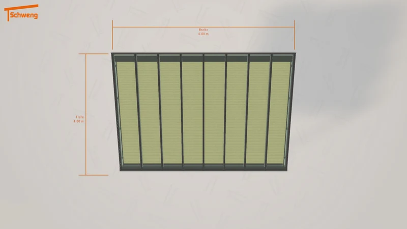 #DE Schweng Terrassenüberdachung S400 (ID 77x57j)