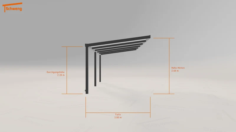 #DE Schweng Terrassenüberdachung S400 (ID 33wvmq)
