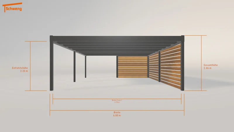 #DE Schweng Flachdachcarport C600 (ID n57pry) #MTG