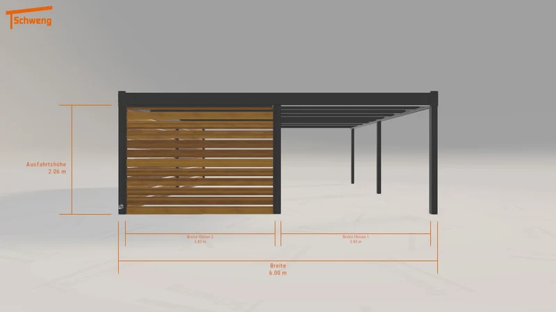 #DE Schweng Flachdachcarport C600 (ID n57pry) #MTG