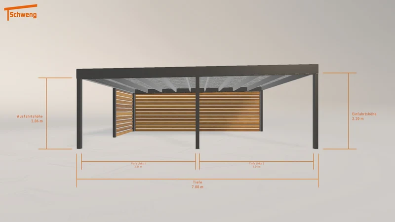 #DE Schweng Flachdachcarport C600 (ID n57pry) #MTG