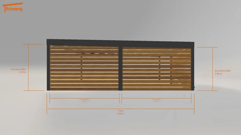 #DE Schweng Flachdachcarport C600 (ID n57pry) #MTG