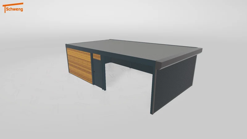 #DE Schweng Flachdachcarport C600 (ID jj83zq) #MTG