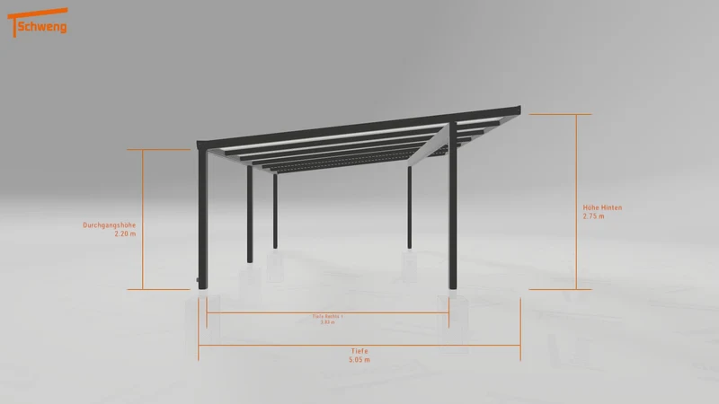 #DE Schweng Pultdachcarport S400 (ID 5mzg7p) #MTG