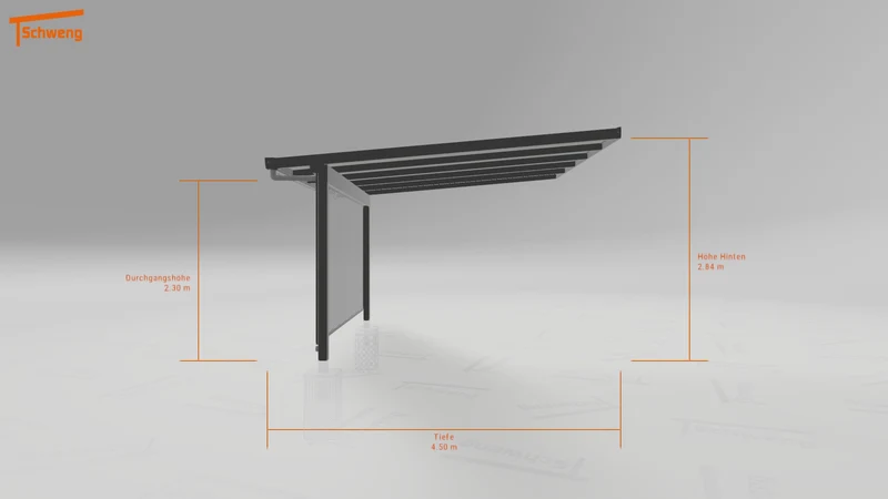#DE Schweng Terrassenüberdachung S400 (ID 5mzwgw)