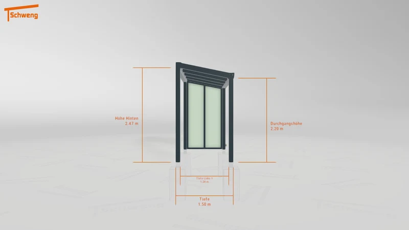 #DE Schweng Terrassenüberdachung S400 (ID 33j8gy)