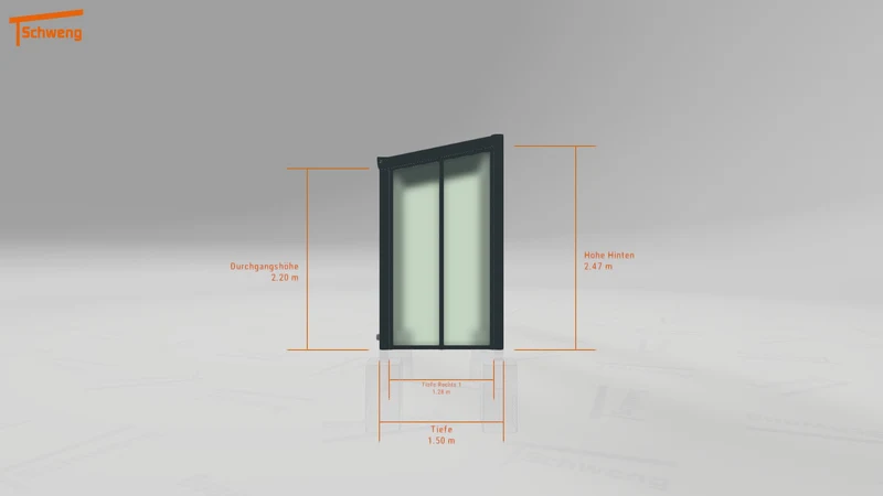 #DE Schweng Terrassenüberdachung S400 (ID 33j8gy)