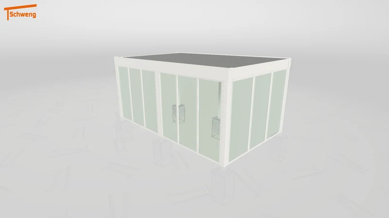 #DE Schweng Flachdachcarport C600 (ID n5mx35)