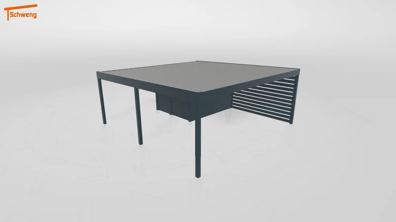 #DE Schweng Flachdachcarport C600+ (ID w3xp9w) #MTG
