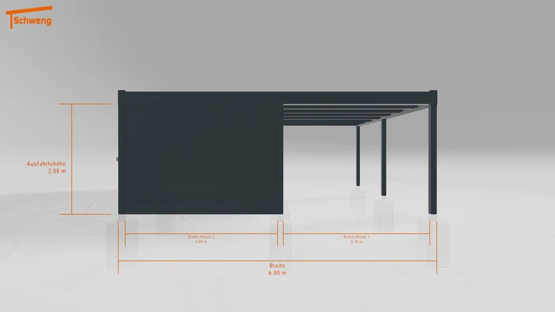 #DE Schweng Flachdachcarport C600+ (ID w3xp9w) #MTG