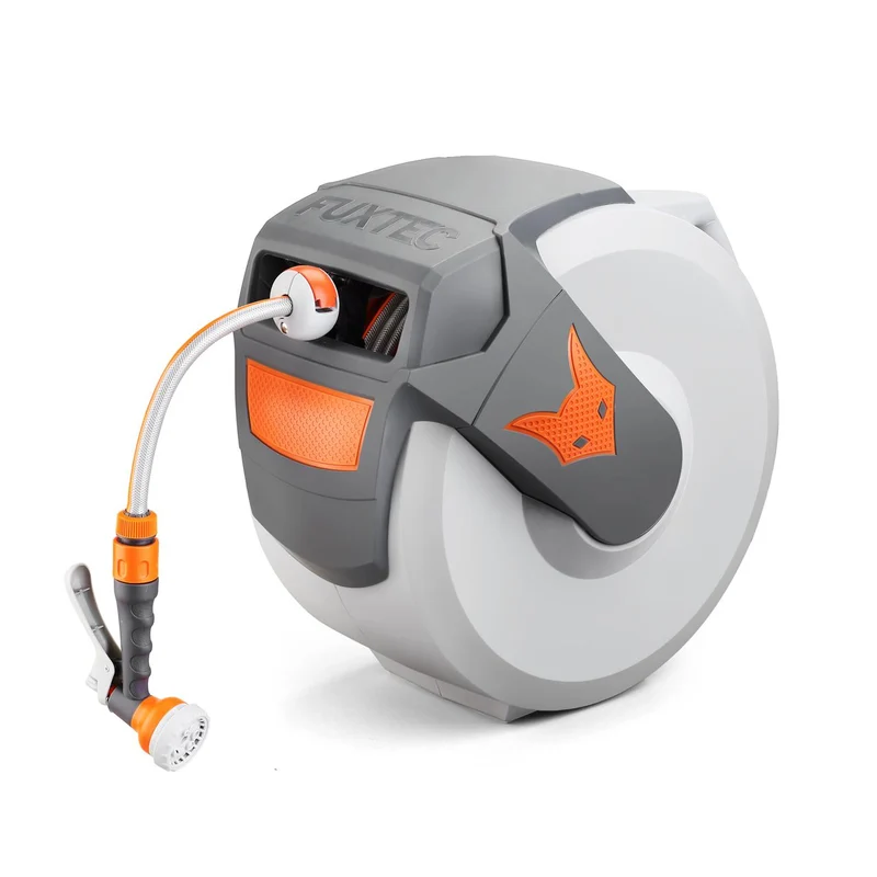 B-WARE FUXTEC Wasserschlauchaufroller 20m rund FX-WSA20