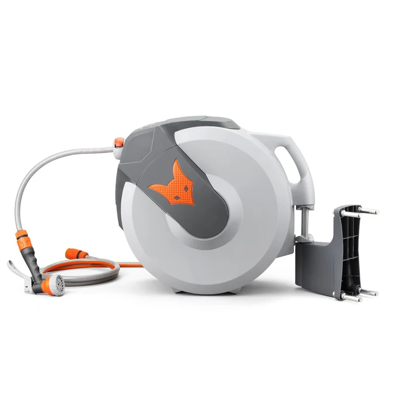 B-WARE FUXTEC Wasserschlauchaufroller 20m rund FX-WSA20