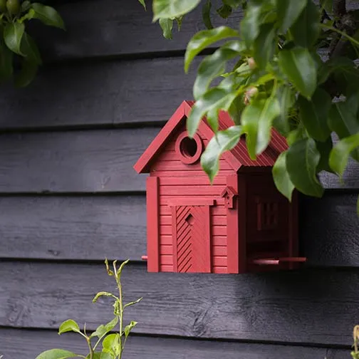 Nistkasten & Futterhaus in einem stilvollen Design | Red Earth