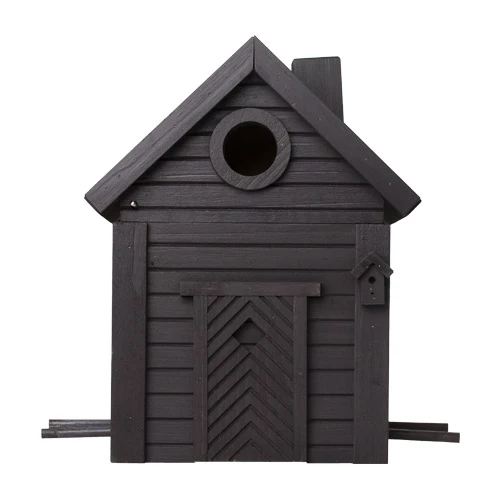Nistkasten & Futterhaus in einem stilvollen Design | Carbon Black
