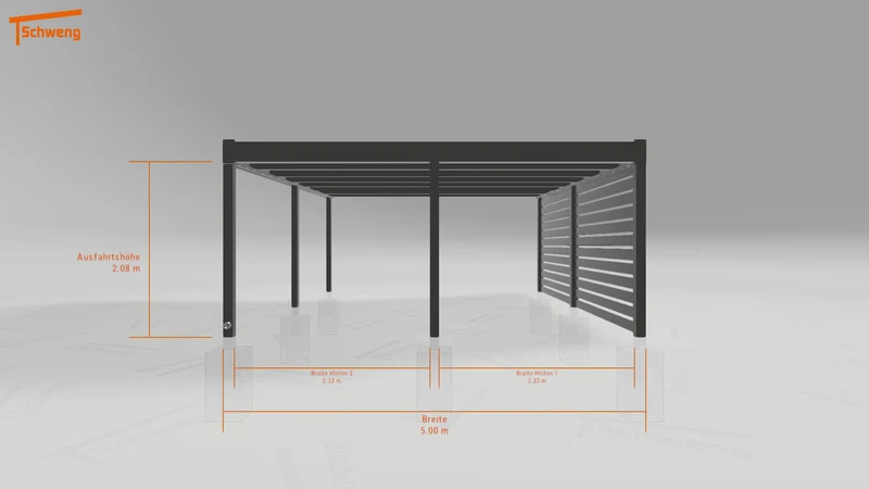 #DE Schweng Flachdachcarport C600+ (ID 5mzw7w) #MTG