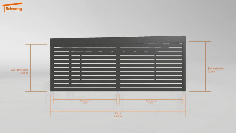 #DE Schweng Flachdachcarport C600+ (ID 5mzw7w) #MTG