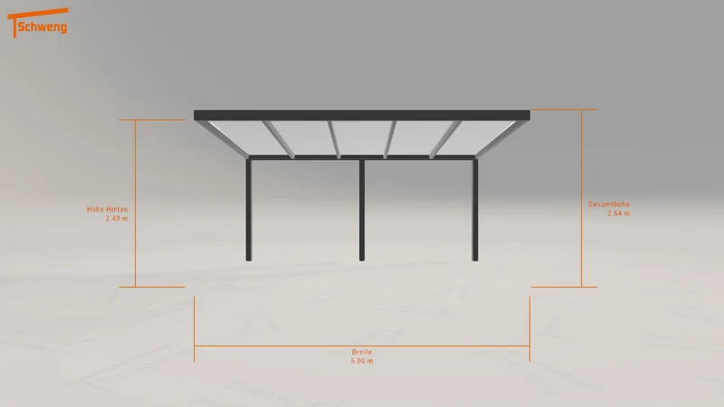 #DE Schweng Terrassenüberdachung S350 (ID k29z45)