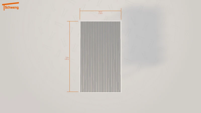 #DE Schweng Flachdachcarport C600 (ID zbj724)