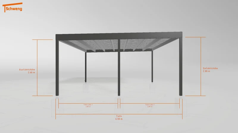 #DE Schweng Flachdachcarport C600+ (ID rjn34g) #MTG