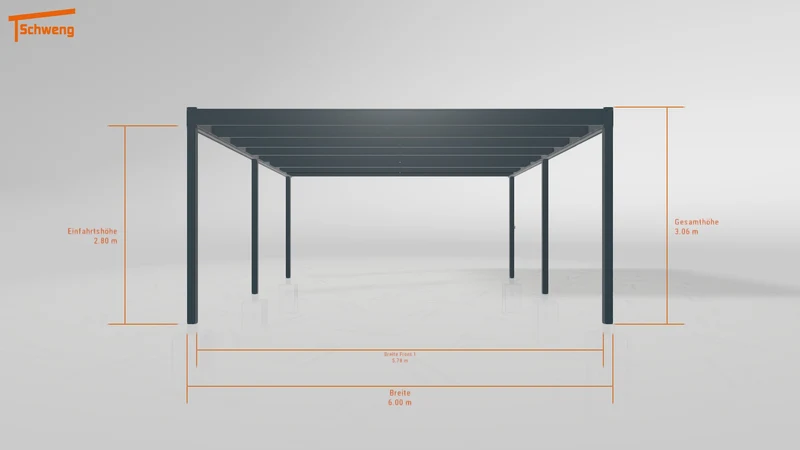 #DE Schweng Flachdachcarport C600 (ID v47dzn) #MTG