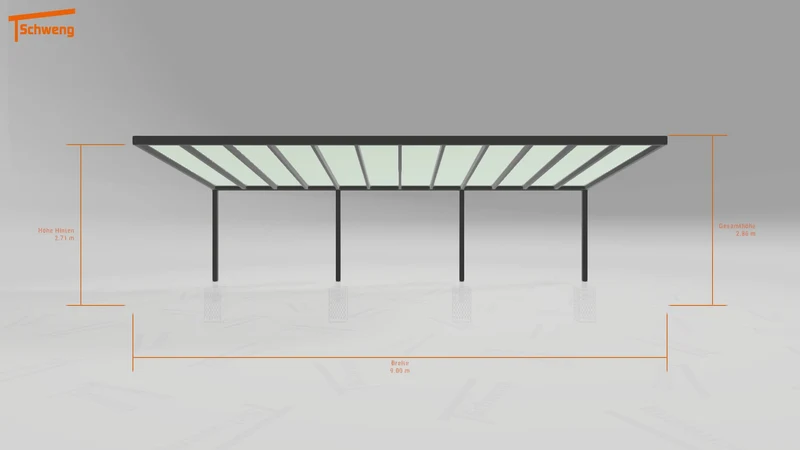 #DE Schweng Terrassenüberdachung S350 (ID qdvnkn)