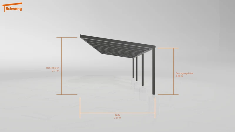 #DE Schweng Terrassenüberdachung S350 (ID qdvnkn)
