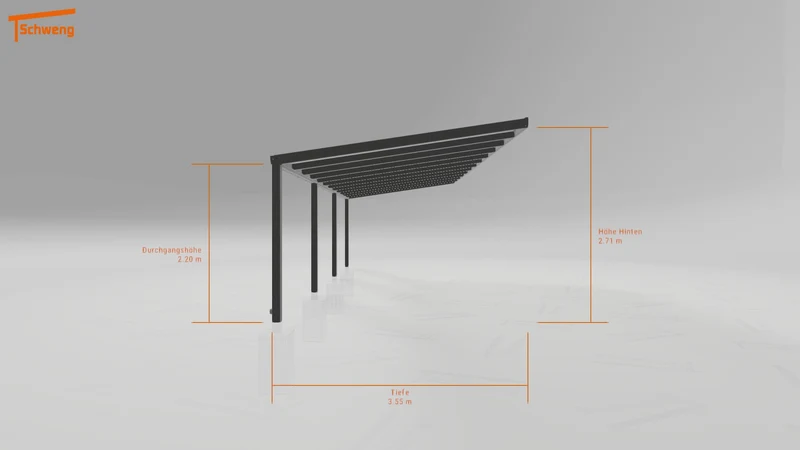 #DE Schweng Terrassenüberdachung S350 (ID qdvnkn)