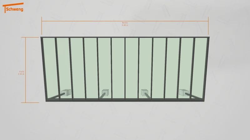 #DE Schweng Terrassenüberdachung S350 (ID qdvnkn)