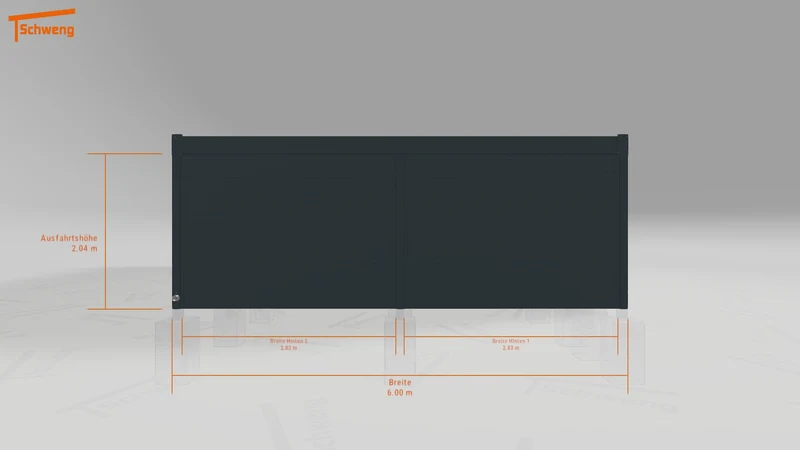 #DE Schweng Flachdachcarport C600+ (ID rjnkrx) #MTG