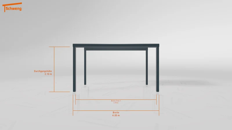 #DE Schweng Terrassenüberdachung S400 (ID 33j82z)