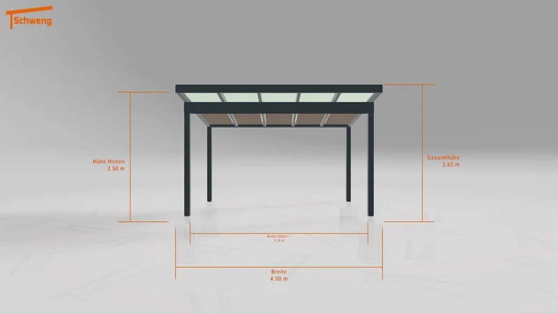#DE Schweng Terrassenüberdachung S400 (ID 33j82z)