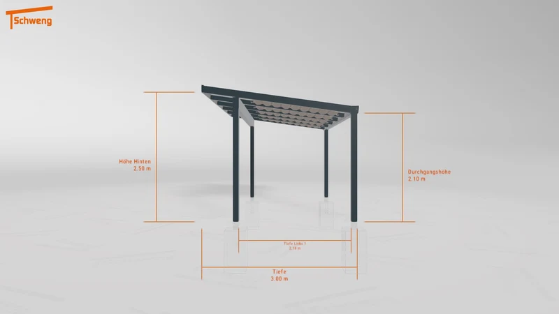#DE Schweng Terrassenüberdachung S400 (ID 33j82z)