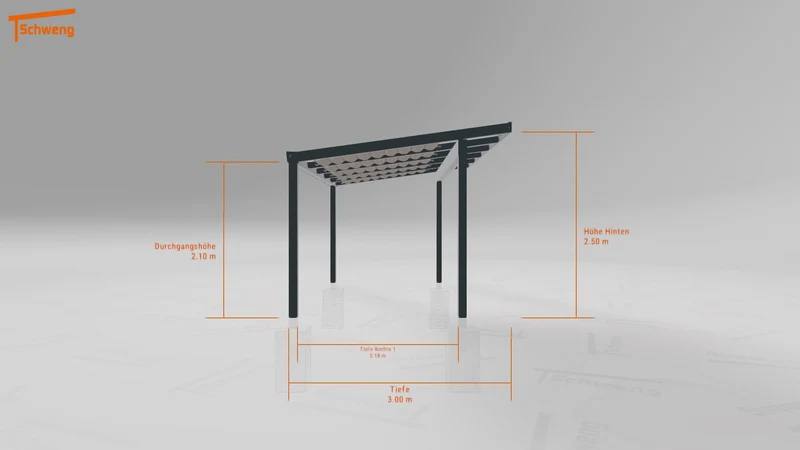 #DE Schweng Terrassenüberdachung S400 (ID 33j82z)