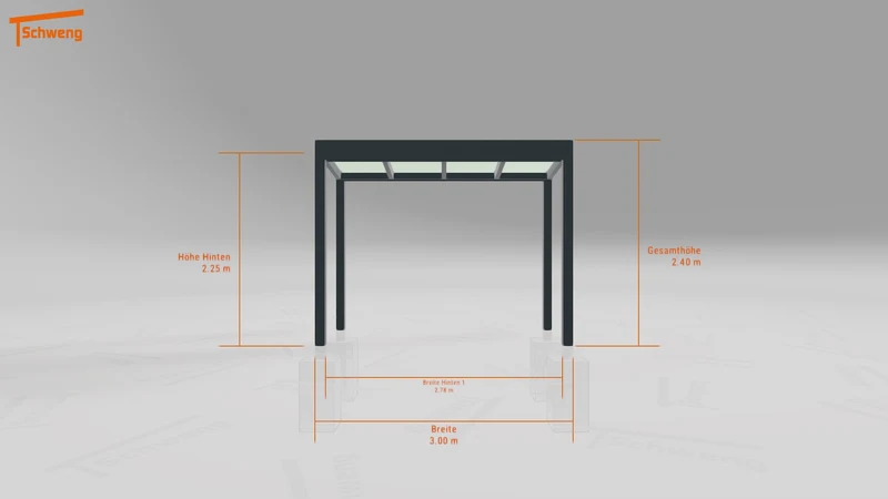 #DE Schweng Terrassenüberdachung S350 (ID 42wjq7)