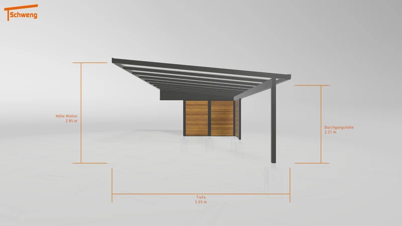 #DE Schweng Pultdachcarport S400 (ID pbpj58) #MTG