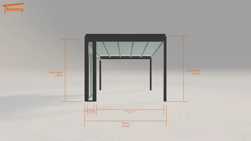 #AT Schweng Terrassenüberdachung S400 (ID 77xmzp)